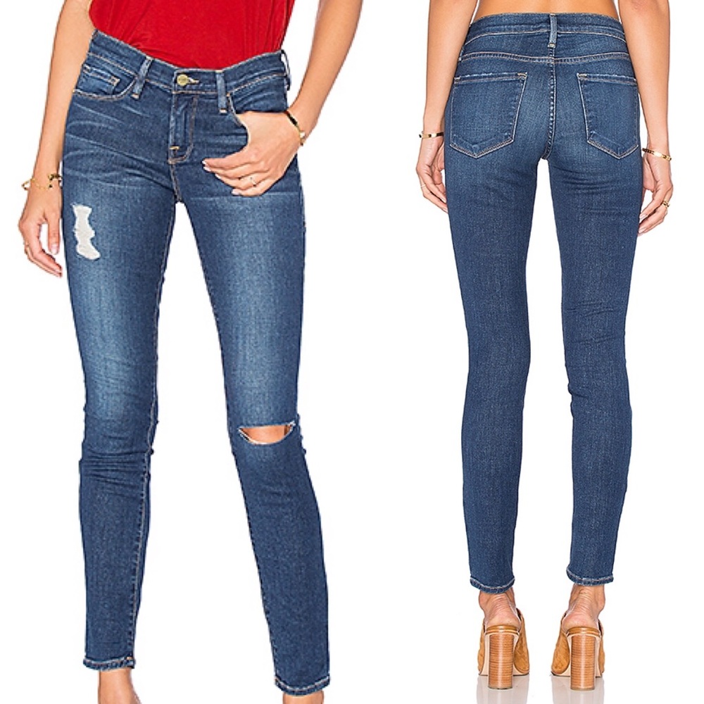 FRAME DENIM Le Skinny De Jeanne in Ingraham